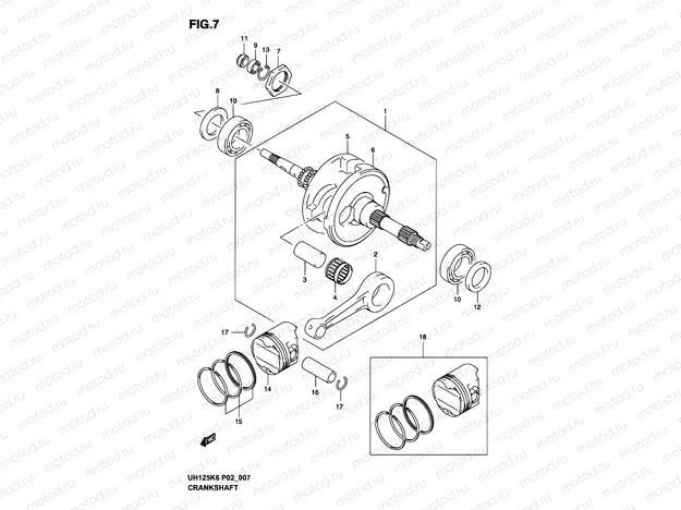 7 - CRANKSHAFT