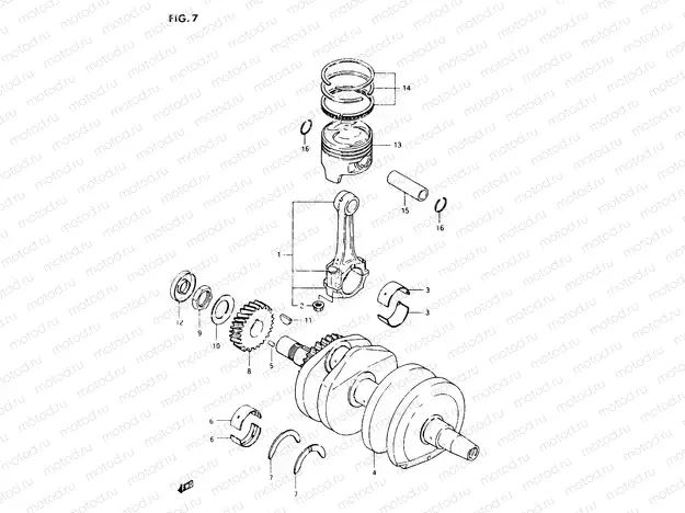 7 - CRANKSHAFT