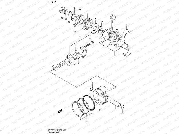7 - CRANKSHAFT