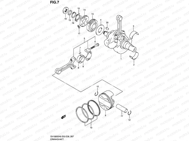 7 - CRANKSHAFT