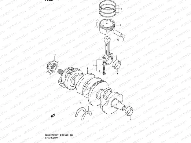 7 - CRANKSHAFT