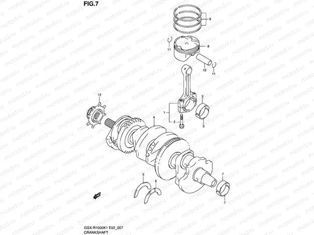 7 - CRANKSHAFT