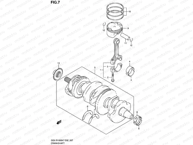 7 - CRANKSHAFT