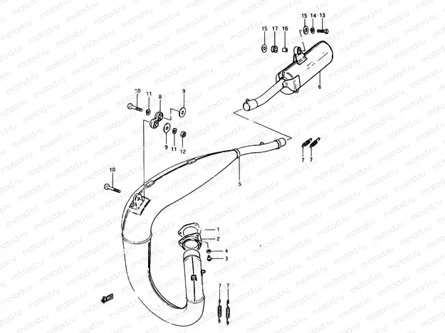 7 - MUFFLER (MODEL D)
