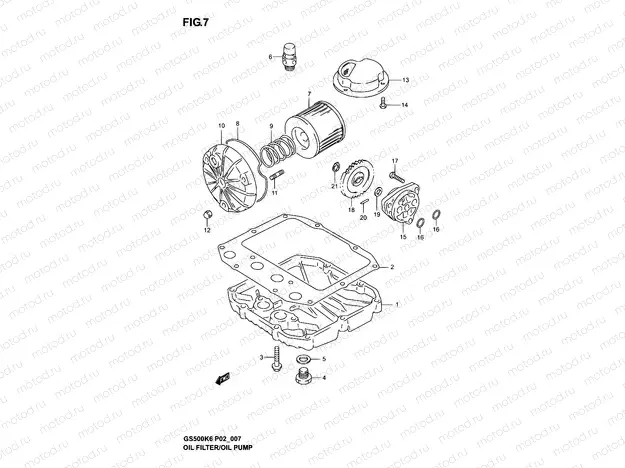 7 - OIL FILTER-OIL PUMP