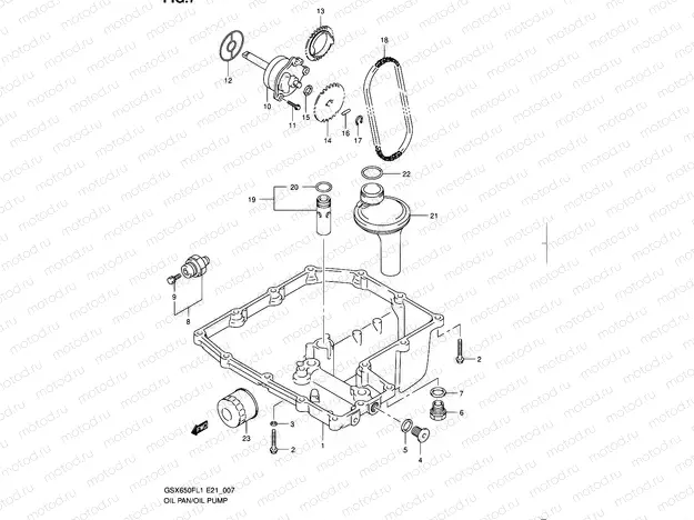 7 - OIL PAN - OIL PUMP