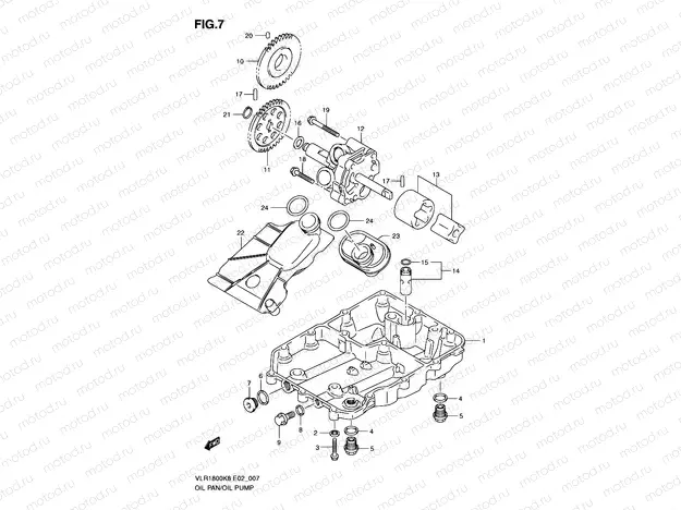7 - OIL PAN - OIL PUMP