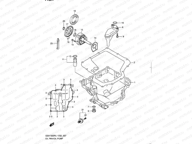 7 - OIL PAN/OIL PUMP
