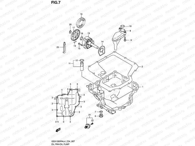 7 - OIL PAN/OIL PUMP