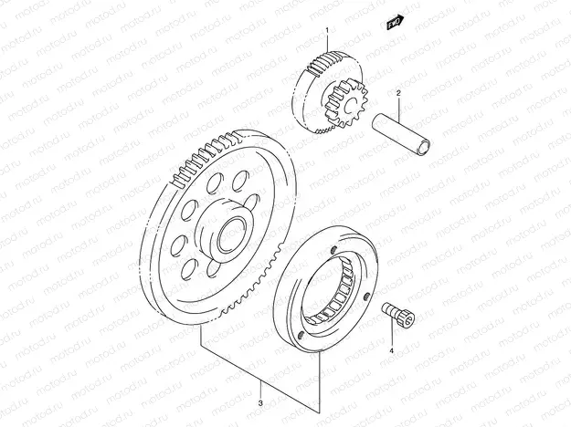 7 - STARTER CLUTCH