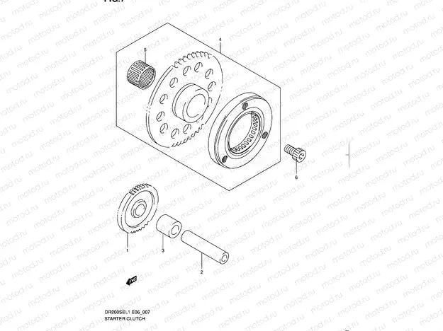 7 - STARTER CLUTCH