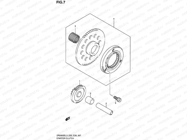 7 - STARTER CLUTCH