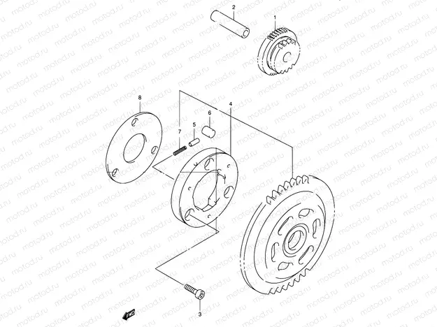 7 - STARTER CLUTCH