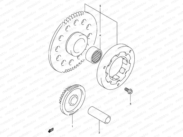7 - STARTER CLUTCH