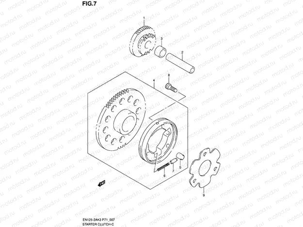 7 - STARTER CLUTCH