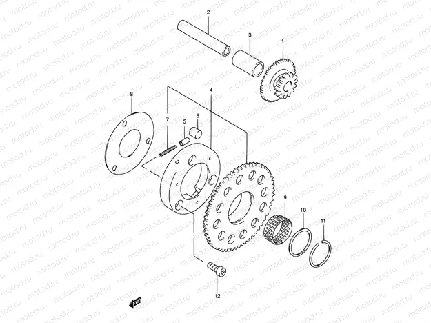 7 - STARTER CLUTCH