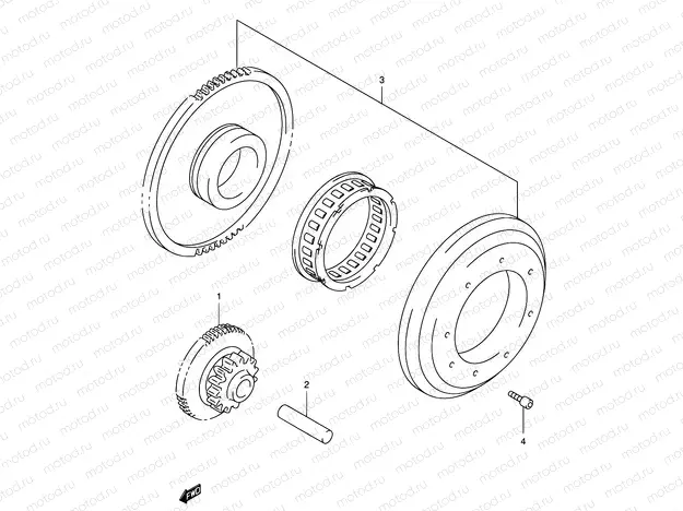 7 - STARTER CLUTCH