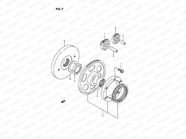 7 - STARTER CLUTCH