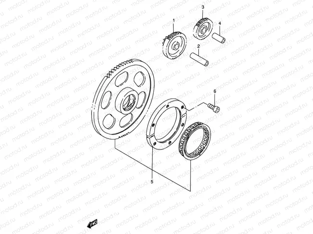 7 - STARTER CLUTCH