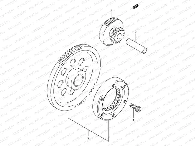 7 - STARTER CLUTCH