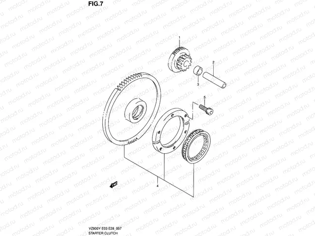 7 - STARTER CLUTCH