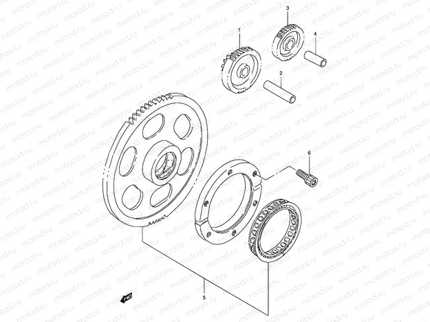7 - STARTER CLUTCH