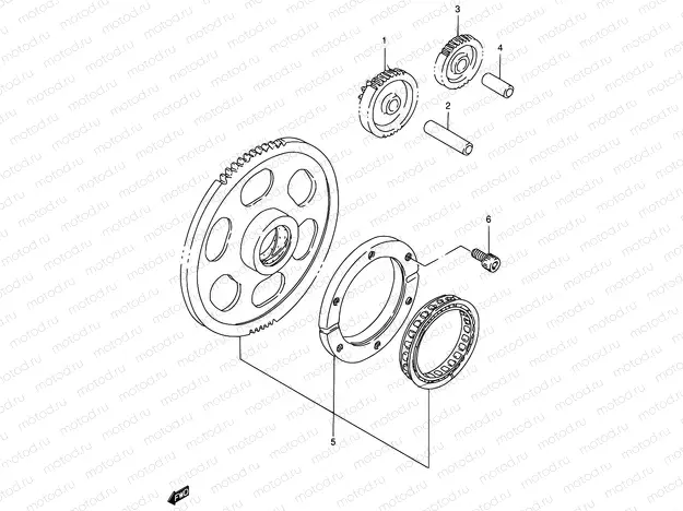 7 - STARTER CLUTCH