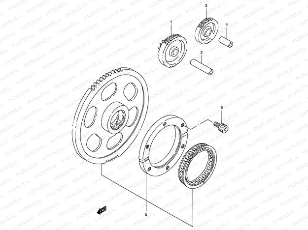 7 - STARTER CLUTCH