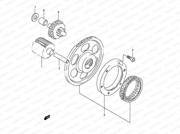 7 - STARTER CLUTCH