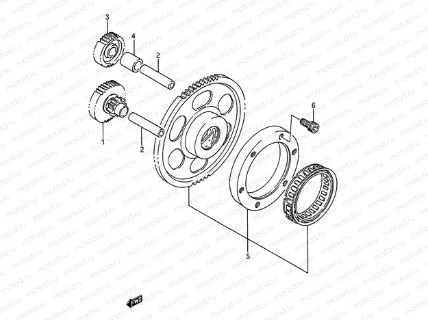 7 - STARTER CLUTCH