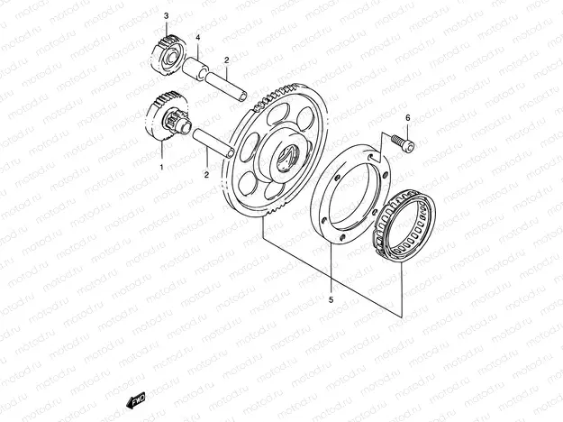 7 - STARTER CLUTCH