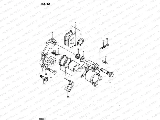 70 - FRONT CALIPERS