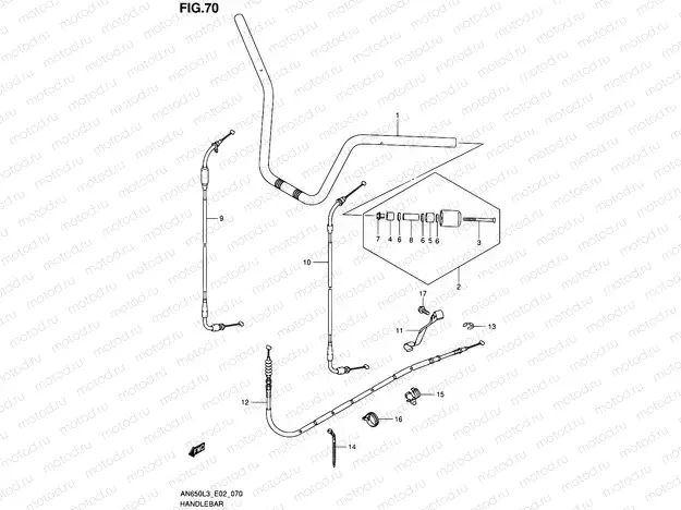 70 - HANDLEBAR
