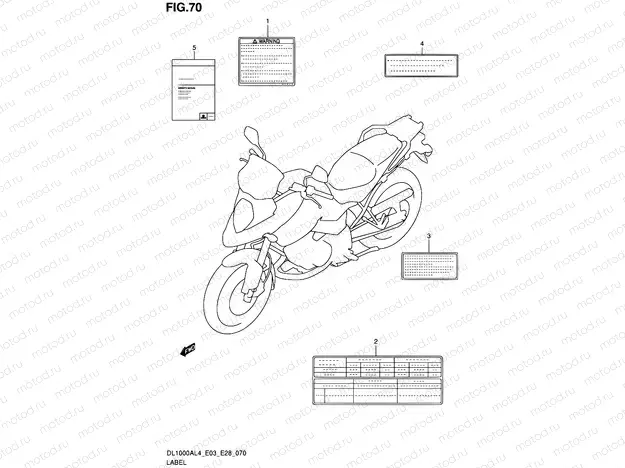 70 - LABEL (DL1000AL4 E33)