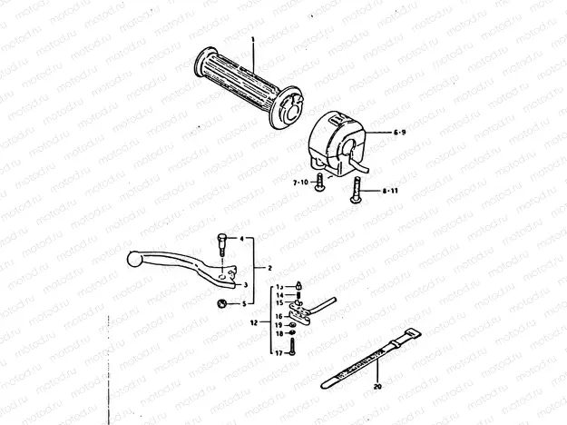 71 - RIGHT HANDLE SWITCH