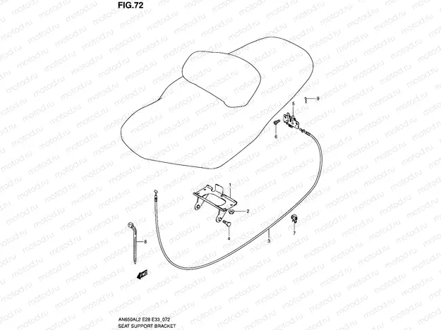 72 - SEAT SUPPORT BRACKET