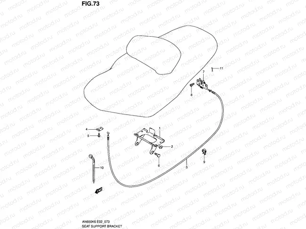 73 - SEAT SUPPORT BRACKET