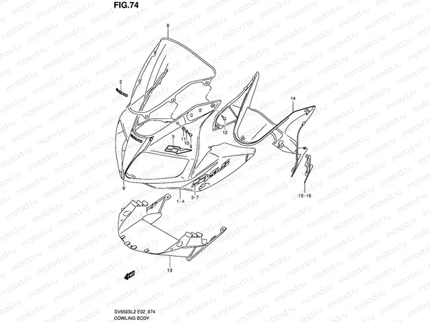 74 - COWLING BODY