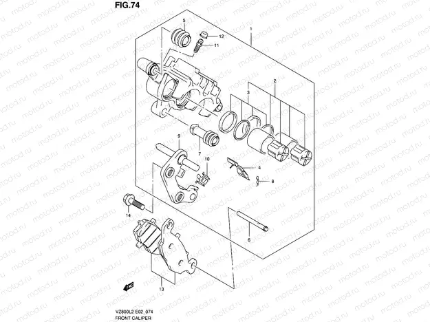 74 - FRONT CALIPER