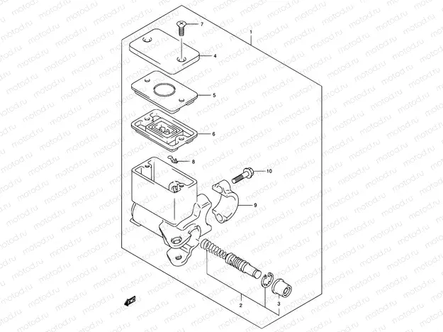 74 - REAR MASTER CYLINDER