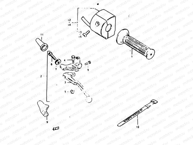 75 - LEFT HANDLE SWITCH