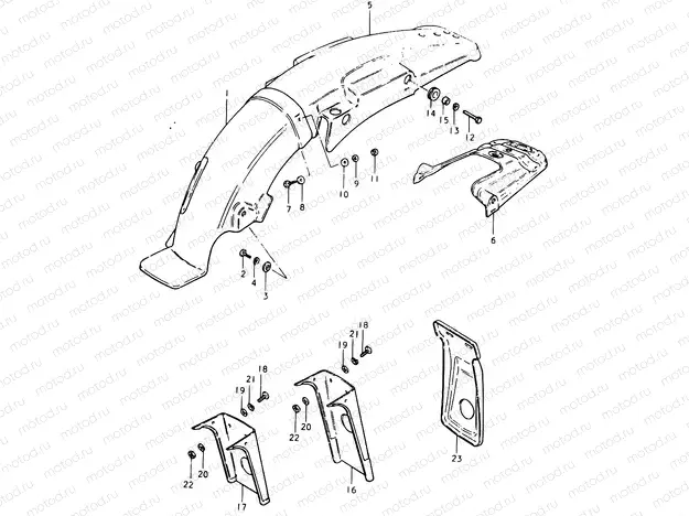 75 - REAR FENDER