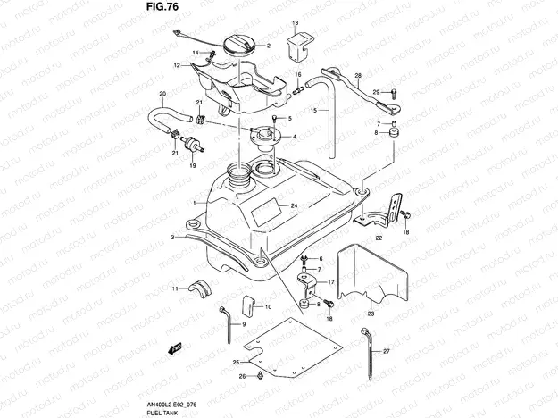 76 - FUEL TANK (AN400ZAL2 E02)