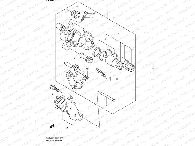 77 - FRONT CALIPER