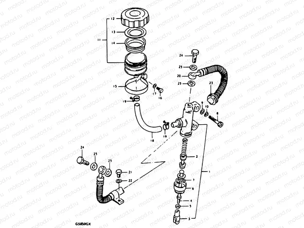 77 - REAR MASTER CYLINDER
