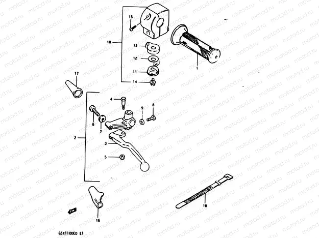 78 - LEFT HANDLE SWITCH (MODEL D)