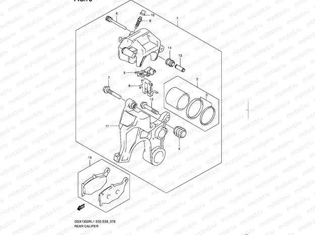 78 - REAR CALIPER