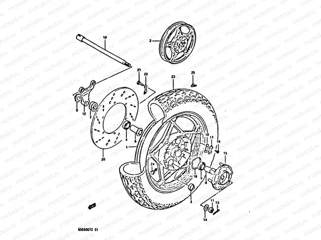 78 - REAR WHEEL