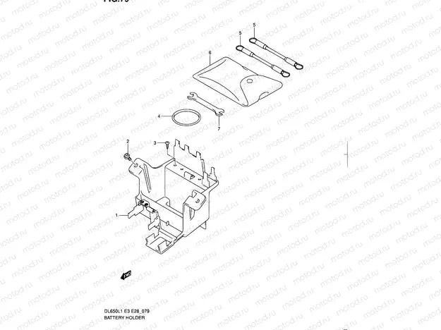 79 - BATTERY HOLDER