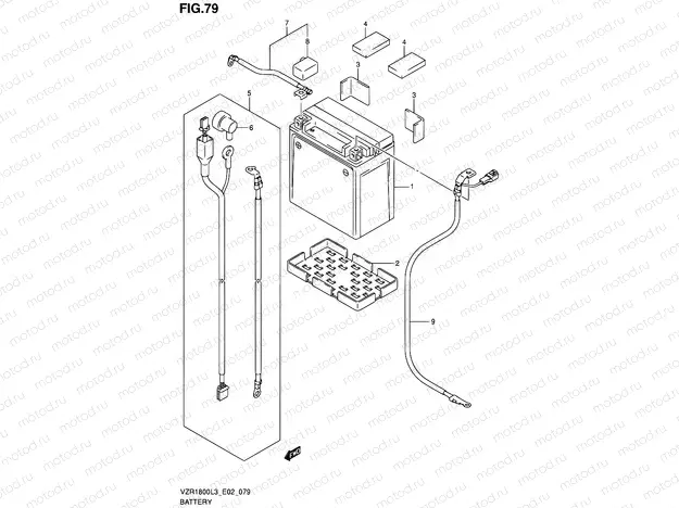 79 - BATTERY (VZR1800L3 E19)